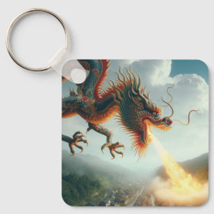 Chinese Dragon  Keychain