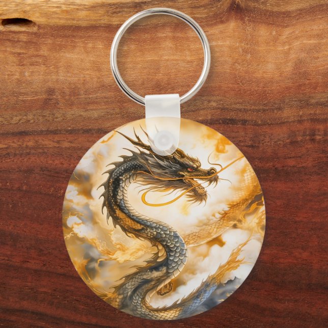 Chinese Dragon Keychain (Front)