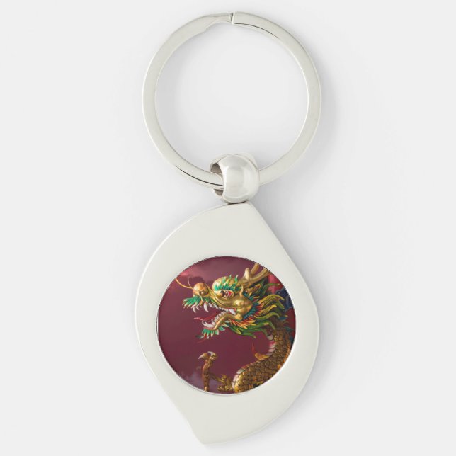 Chinese dragon keychain (Front)