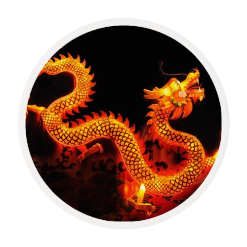 Chinese Dragon Lantern Edible Frosting Rounds