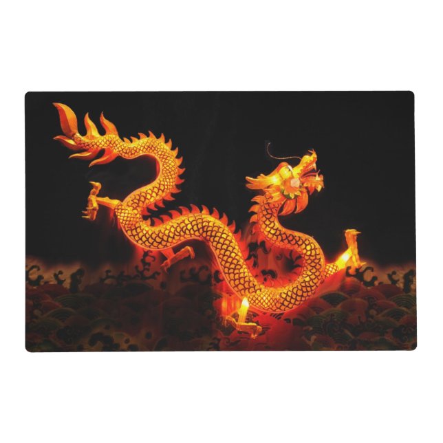 Chinese Dragon Lantern Placemat (Front)