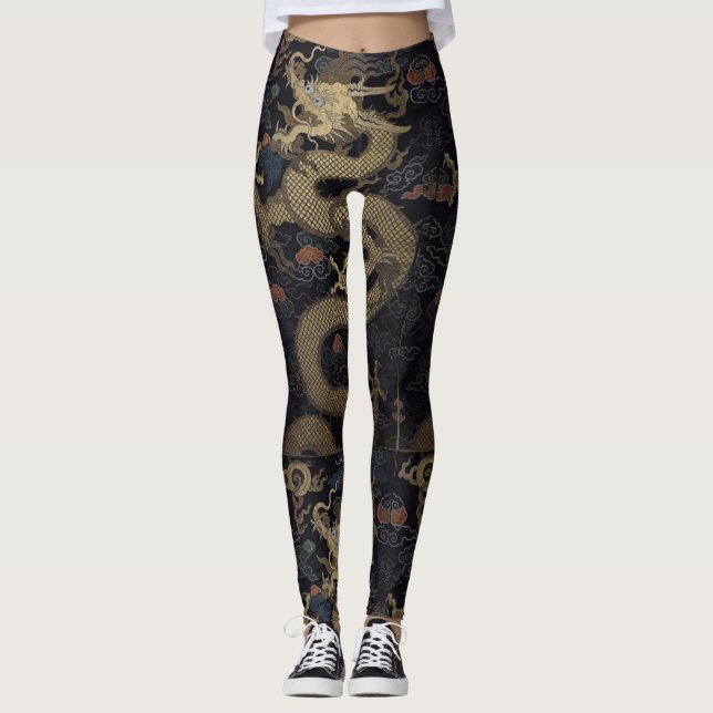 Chinese Dragon Leggings (Front)