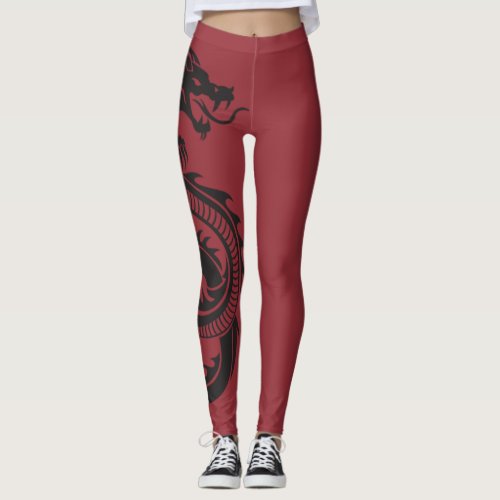 Chinese dragon  leggings