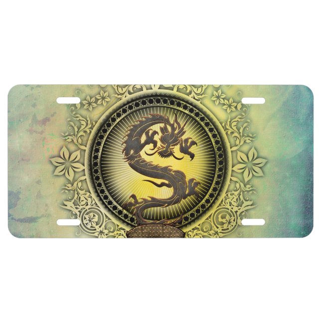 Chinese dragon license plate (Front)
