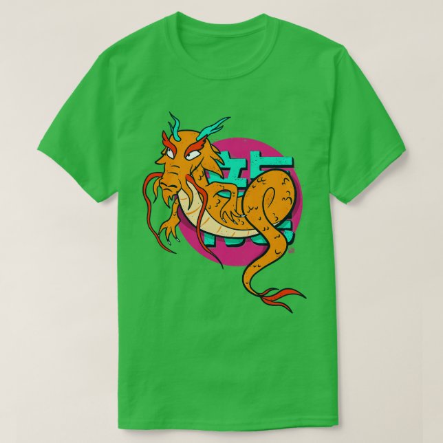 Chinese Dragon Long Asian Street Style T-Shirt (Design Front)