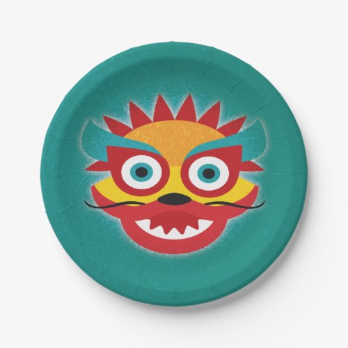 Chinese Dragon Lunar New Year Paper Plates