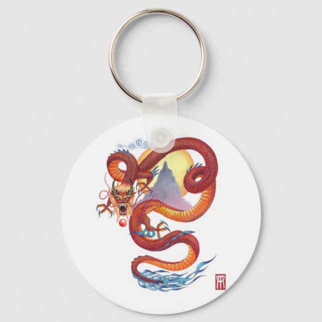 Chinese Dragon modified Keychain (Front)
