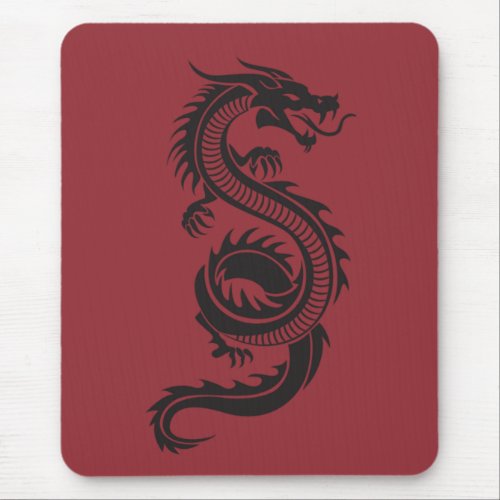 Chinese dragon mouse pad