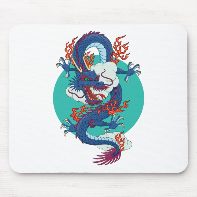 Chinese Dragon Mouse Pad (Front)