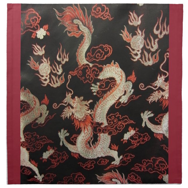 Chinese Dragon Napkin (Front)