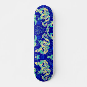 Chinese Dragon Neon Element Custom Pro Park Board