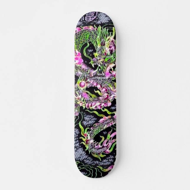 Chinese Dragon Neon Foil Element Custom Pro Board (Front)