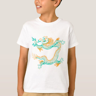 Chinese Dragon (orange aqua) T-Shirt
