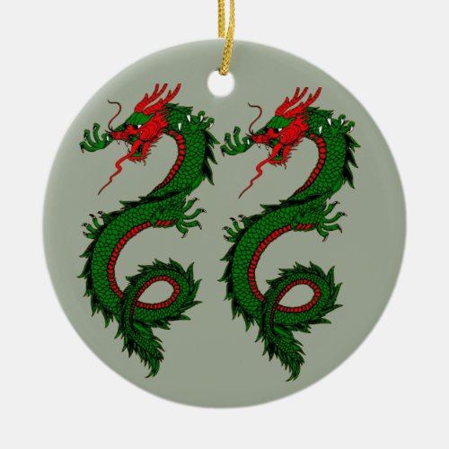 Chinese dragon ornament