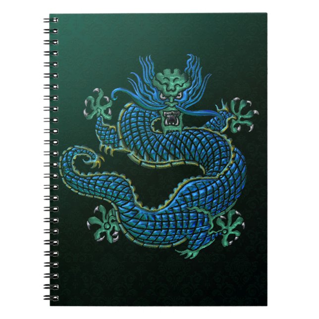 Chinese Dragon Ornament Notebook (Front)