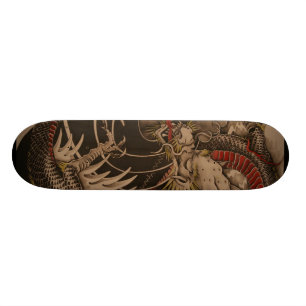 Chinese Dragon Painting Skateboard