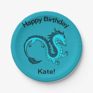 Chinese Dragon Paper Plates