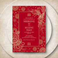Chinese Dragon Phoenix Wedding