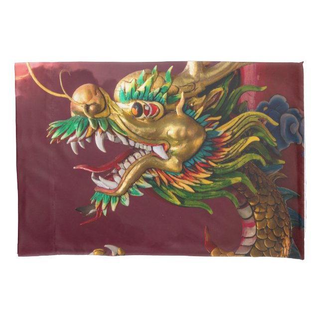 Chinese dragon pillow case (Front)
