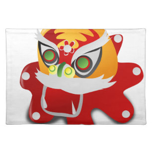 chinese dragon placemat