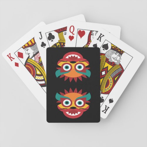 Chinese Dragon Playing Cards
