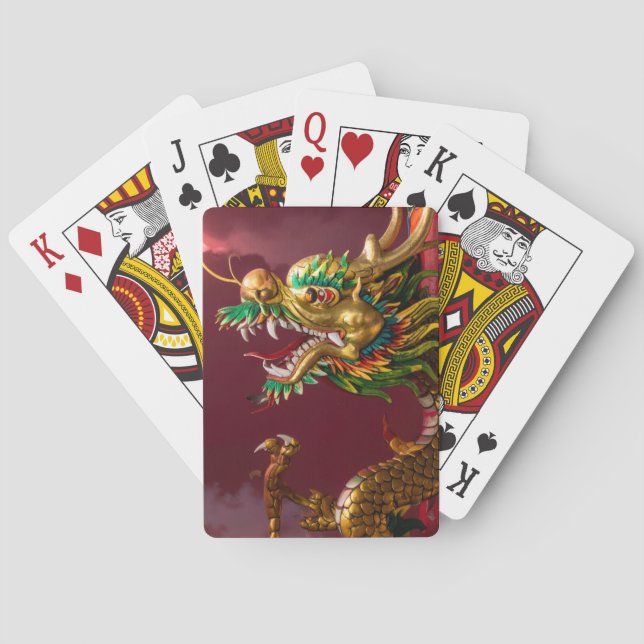 Chinese dragon poker cards (Back)