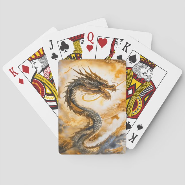 Chinese Dragon Poker Cards (Back)