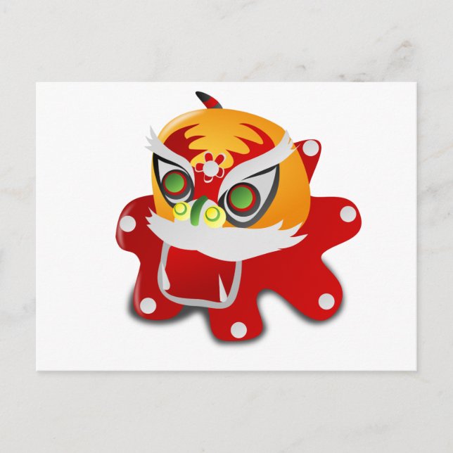 chinese dragon postcard (Front)