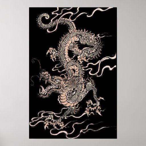 Chinese Dragon Poster | Zazzle