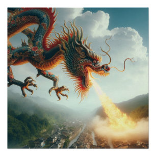 Chinese Dragon Poster