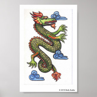 Chinese Dragon Poster