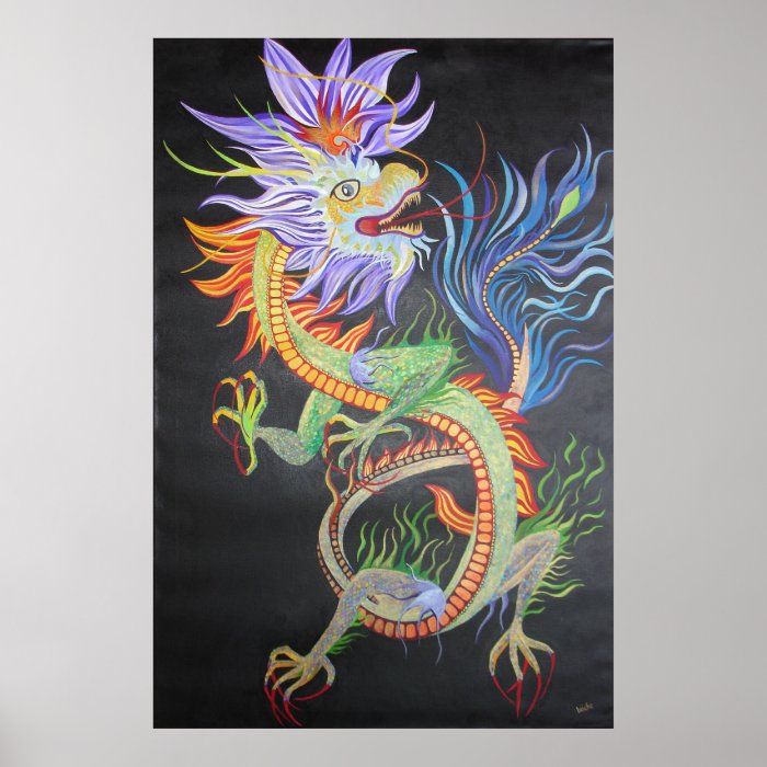 Chinese Dragon Posters