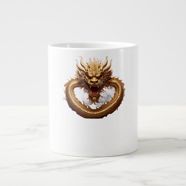 Chinese Dragon Power Giant Coffee Mug (Front)