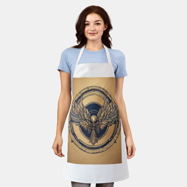 Chinese Dragon Shorts – Bold, Stylish & Comfortabl Apron (Worn)