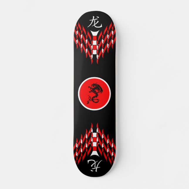 Chinese Dragon Skateboard Deck (Front)