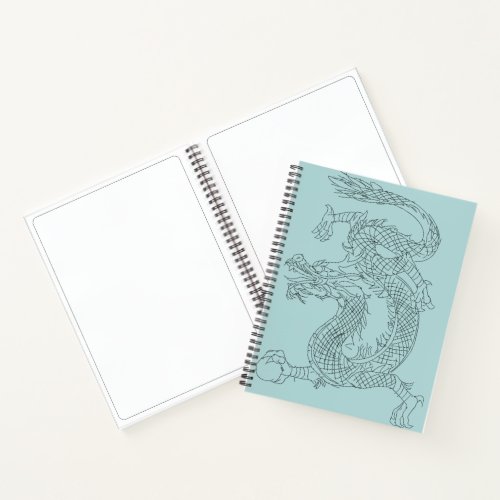 Chinese Dragon Sketchbook Notebook