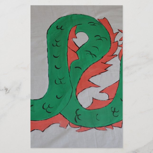 Chinese Dragon Stationery (Front)