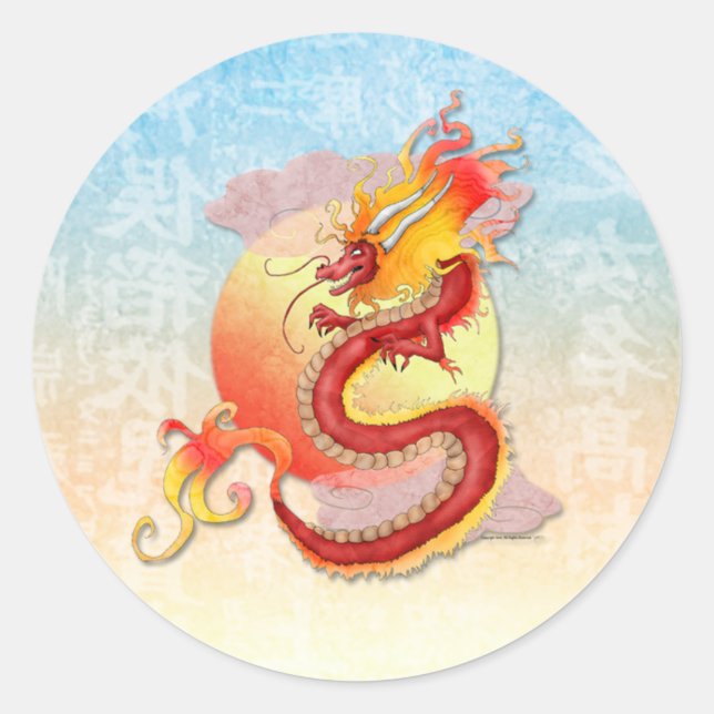 Chinese Dragon Stickers (Front)