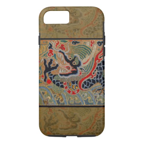 Chinese Dragon Symbol Antique Asian iPhone 87 Case