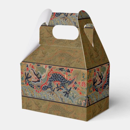 Chinese Dragon Symbol Antique Asian Favor Boxes