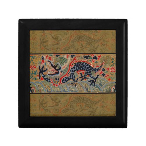 Chinese Dragon Symbol Antique Asian Keepsake Box