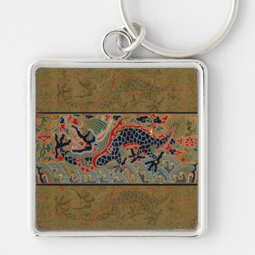 Chinese Dragon Symbol Antique Asian Keychain