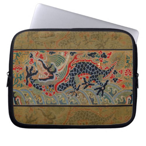 Chinese Dragon Symbol Antique Asian Laptop Sleeve