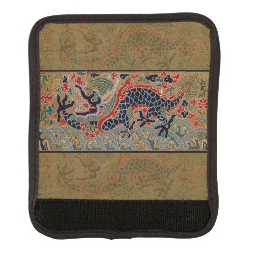 Chinese Dragon Symbol Antique Asian Luggage Handle Wrap