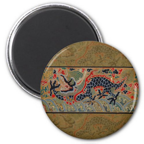 Chinese Dragon Symbol Antique Asian Magnet