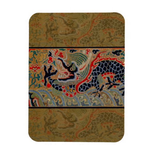 Chinese Dragon Symbol Antique Asian Magnet