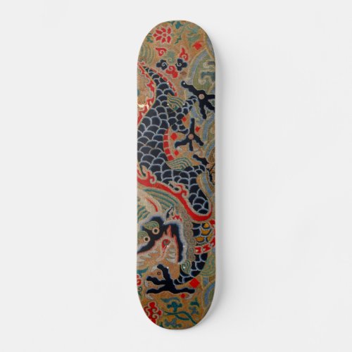 Chinese Dragon Symbol Antique Asian Skateboard Deck