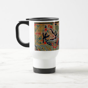 Chinese Dragon Symbol Antique Asian Travel Mug