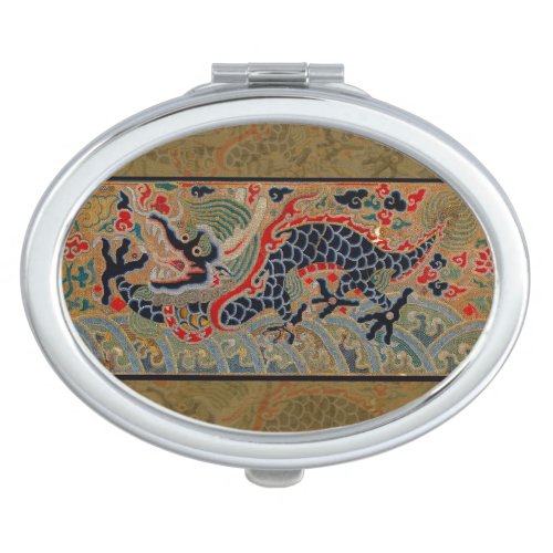 Chinese Dragon Symbol Antique Asian Vanity Mirror