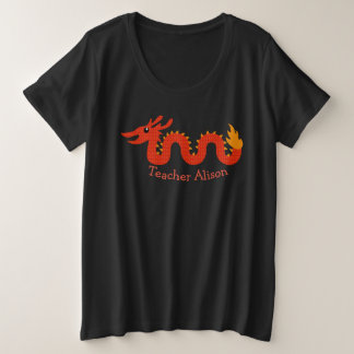 Chinese Dragon Teacher Sweatshirt Plus Size T-Shirt
